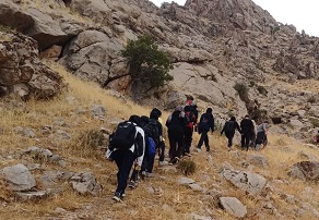 برگزاری برنامه کوهنوردی دانشگاه رازی به مناسبت هفته تربیت بدنی و ورزش